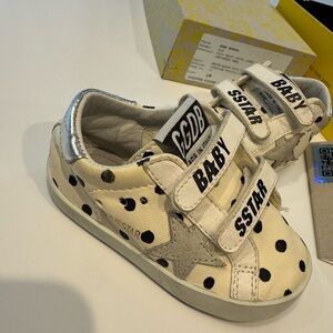 Golden Goose Kids Sneakers with Black Soles